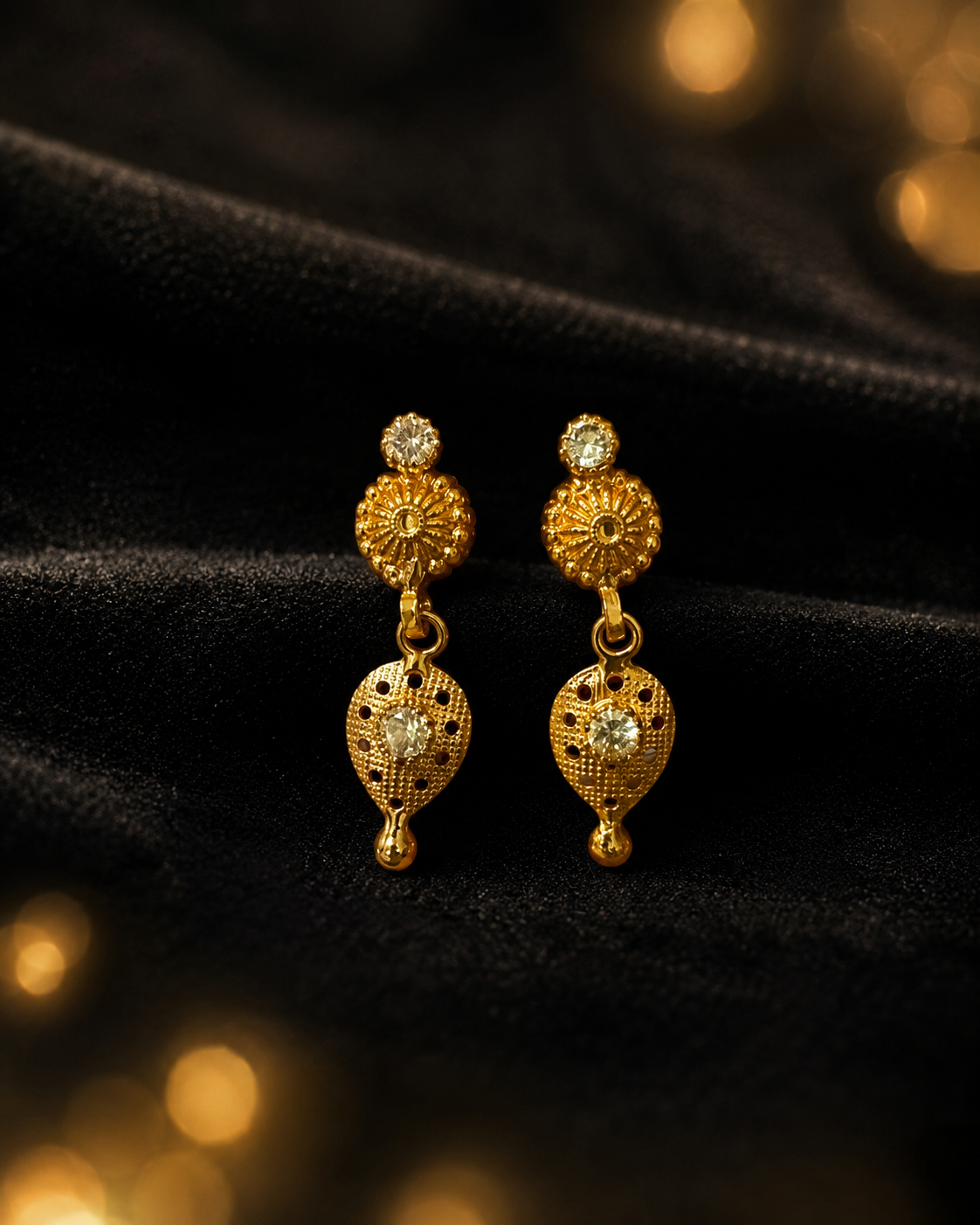 Sitara Traditional Earrings – 925 Sterling Silver