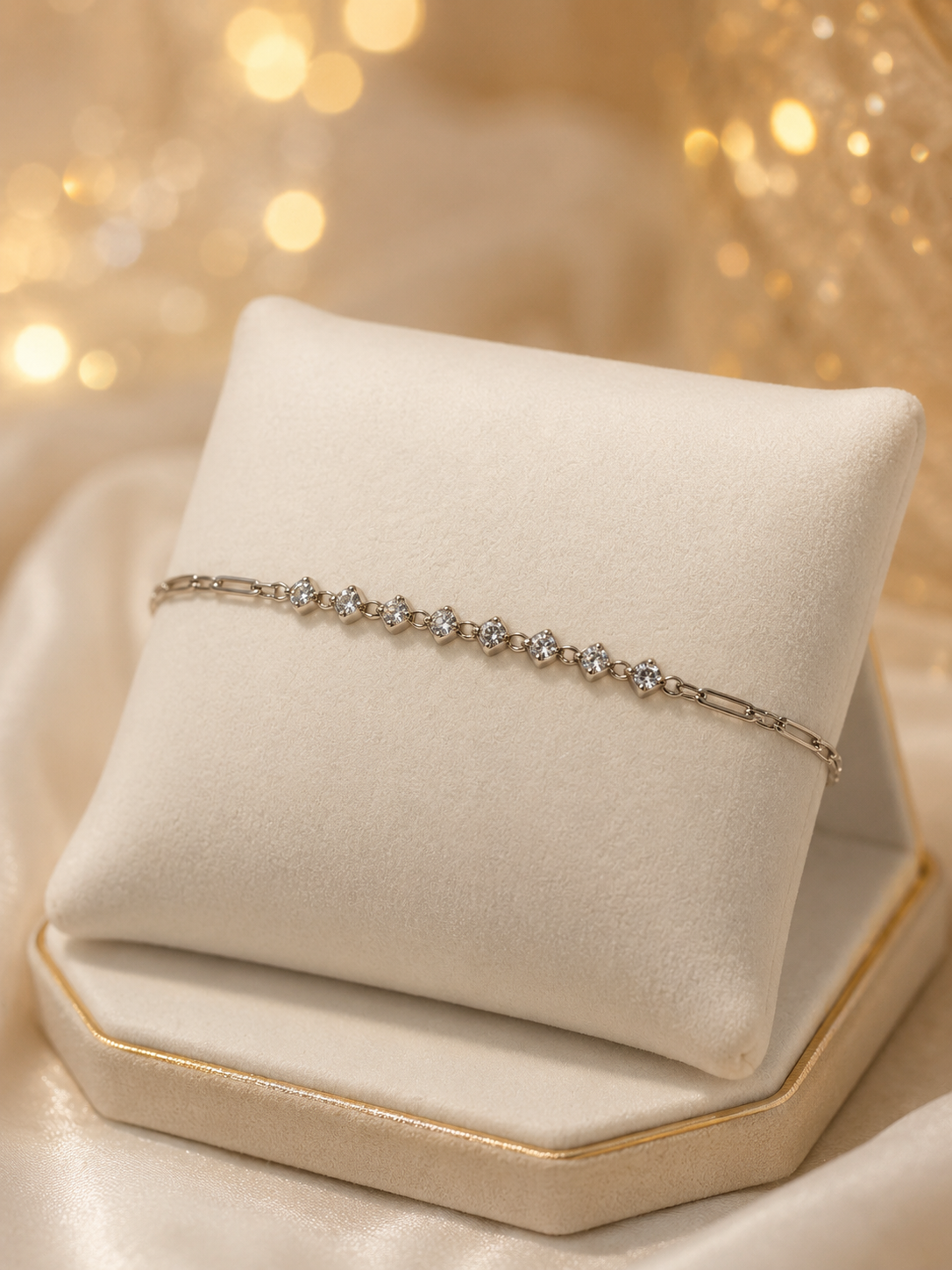 Silver Spark Chain Bracelet 925 Sterling Silver