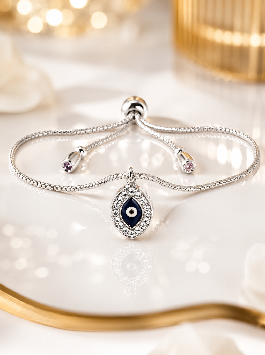 Protective Eye Bracelet – 925 Sterling Silver