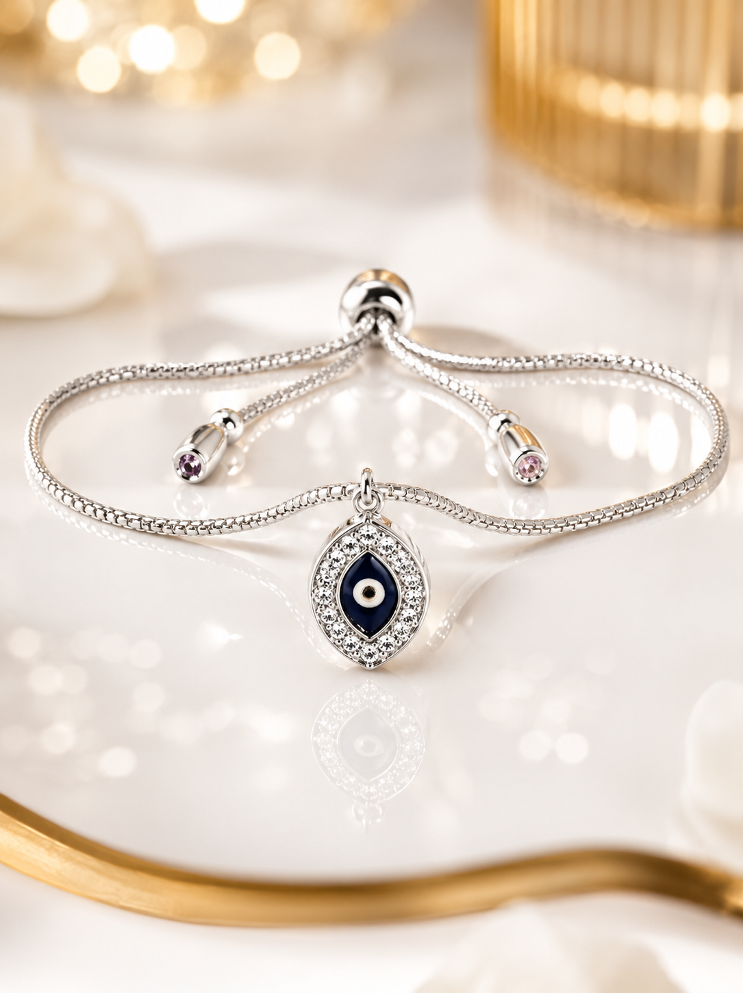 Protective Eye Bracelet – 925 Sterling Silver