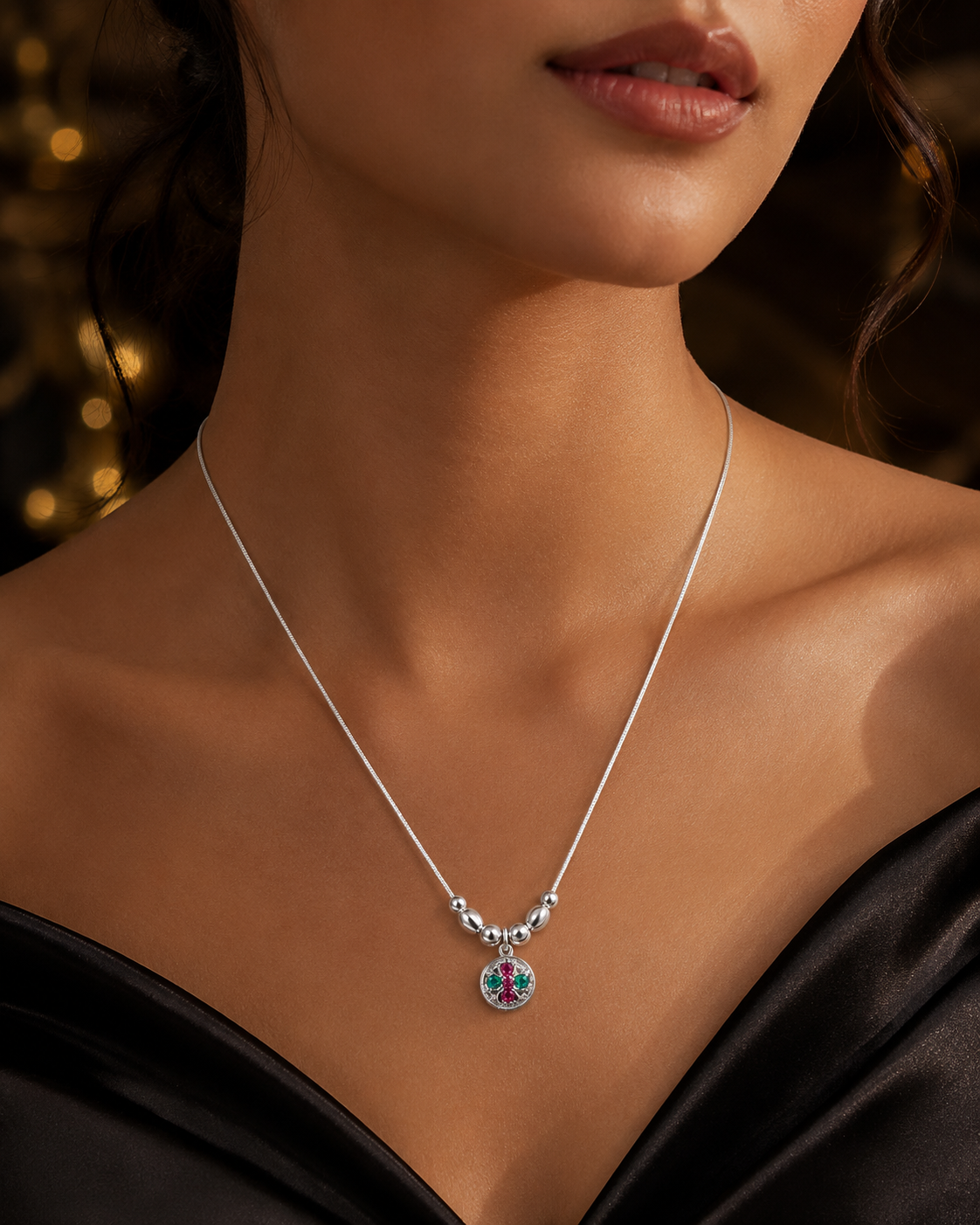 Mystic Bloom Chain 925 Sterling Silver