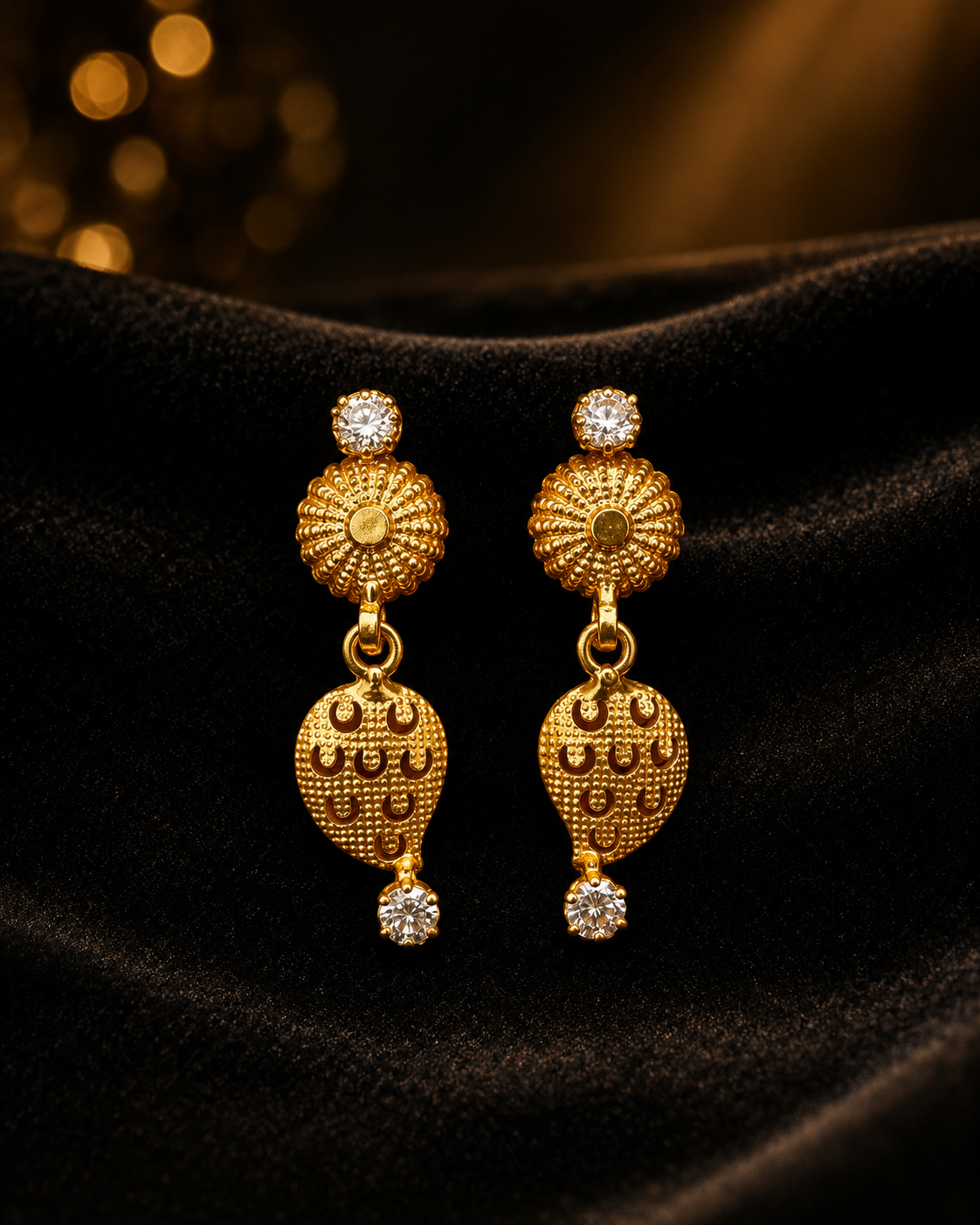 Sitara Traditional Earrings – 925 Sterling Silver