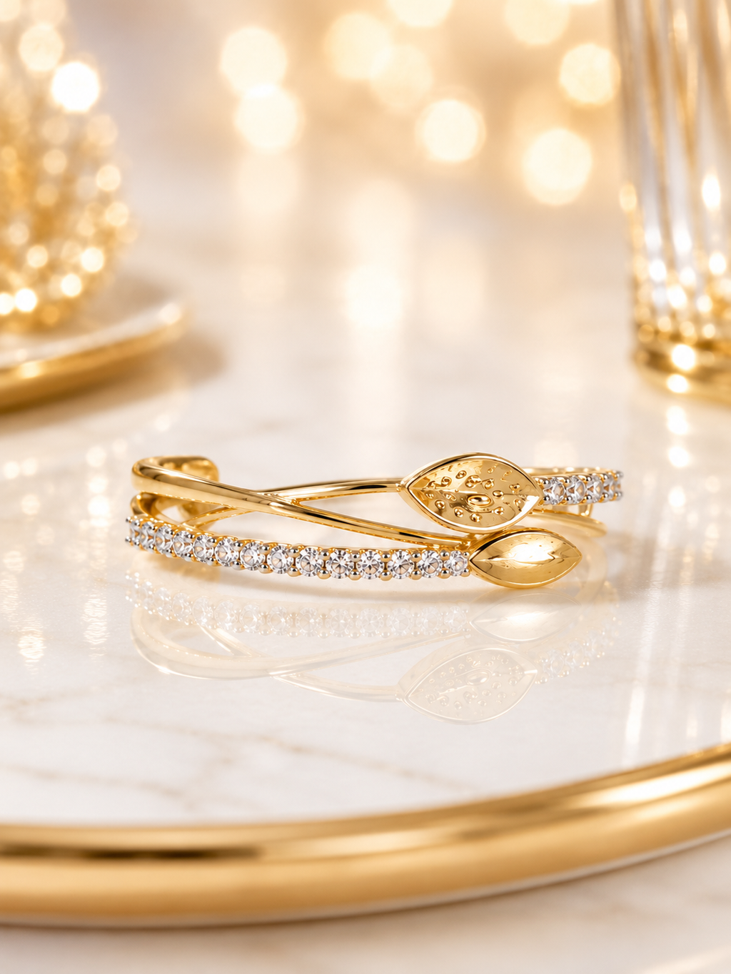 Celeste Leaf 925 Sterling Silver